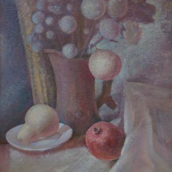 Painting titled "Dry pumkin" by Vlad Ovchinnikov, Original Artwork, Oil