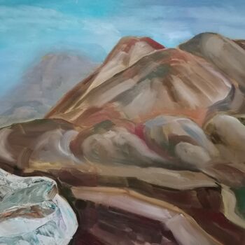 Картина под названием "Armenian mountains" - Artur Minasyan, Подлинное произведение искусства, Масло