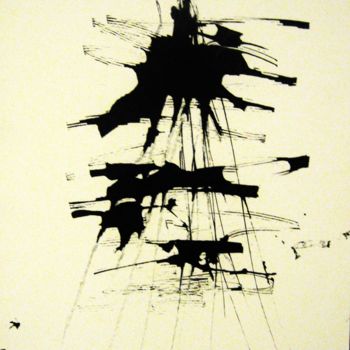 Tekening getiteld "untitled" door Artur Mloian, Origineel Kunstwerk, Inkt