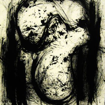 「untitled」というタイトルの描画 Artur Mloianによって, オリジナルのアートワーク, インク