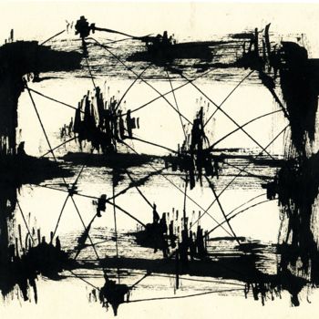 Dessin intitulée "untitled" par Artur Mloian, Œuvre d'art originale, Encre