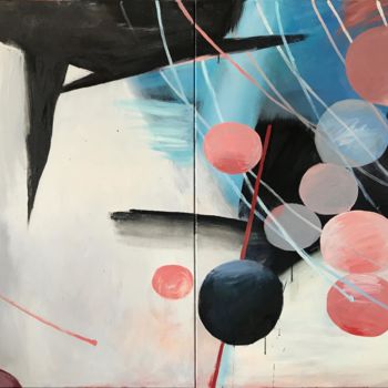 Peinture intitulée "Swings under the re…" par Artur Wojtczuk, Œuvre d'art originale, Huile