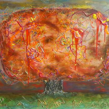 Pittura intitolato "Tree of Life (vinta…" da Arturas Jonikas, Opera d'arte originale, Acrilico