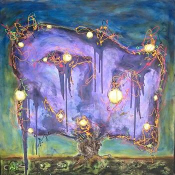 Pittura intitolato "Tree of life ( mona…" da Arturas Jonikas, Opera d'arte originale, Acrilico