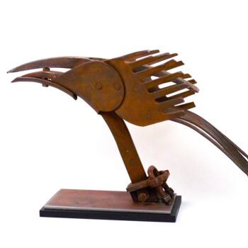 Sculpture intitulée "Flight" par Artūras Tamašauskas, Œuvre d'art originale, Métaux