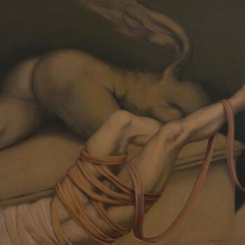 Pintura intitulada "Anatomie rivelate" por Arturo Santillo, Obras de arte originais