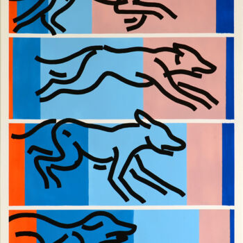Картина под названием "Best bet" - Artur Shirin, Подлинное произведение искусства, Рисунок распылителем краски