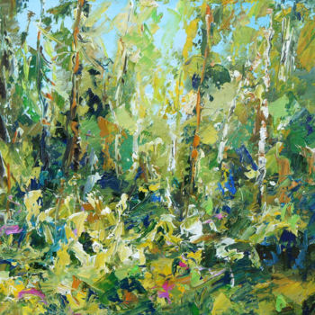 Peinture intitulée "Summer. 30x40 cm." par Valeriy Ushkov, Œuvre d'art originale, Huile