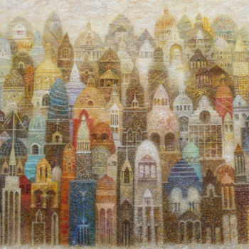 Peinture intitulée "Сказки тысячи и одн…" par Vitaly Valge, Œuvre d'art originale, Huile
