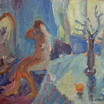 Painting titled "In the room" by Vachagan Manukyan, Original Artwork