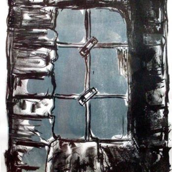 Dessin intitulée "window - cycle old…" par Małgorzata Wegner, Œuvre d'art originale, Autre