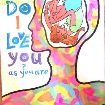 Grafika cyfrowa / sztuka generowana cyfrowo zatytułowany „Do i love you ? as…” autorstwa Artjulia Klymenko, Oryginalna praca