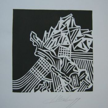 Drawing titled "Rock" by Herta, Original Artwork, Other