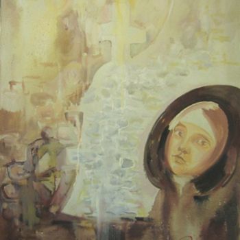 Pittura intitolato "Nun" da Herta, Opera d'arte originale, Altro