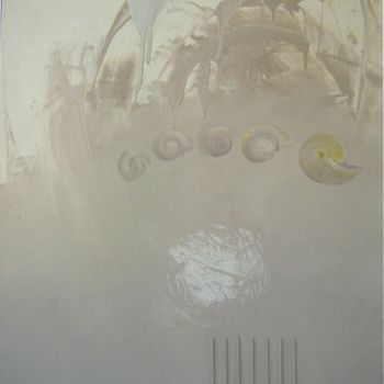 Malerei mit dem Titel "Parade of the snails" von Herta, Original-Kunstwerk, Andere