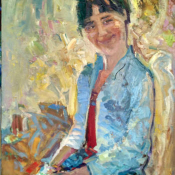 Painting titled "Joy" by Viktor Volkov, Original Artwork, Oil