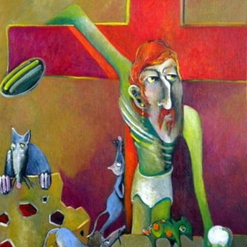 Peinture intitulée "Vyapti CXCIII Gaugu…" par Artvrai, Œuvre d'art originale, Autre