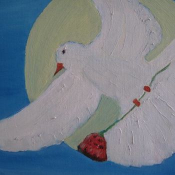 Schilderij getiteld "Peace and Love New…" door Coreta Odje, Origineel Kunstwerk