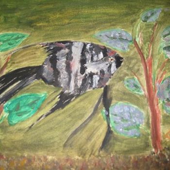 Painting titled "Angel fish" by Coreta Odje, Original Artwork