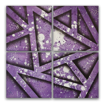 Painting titled "GEOMETRICS" by Artylique, Original Artwork, Acrylic