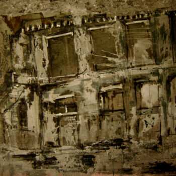 Malerei mit dem Titel "“Hotel”" von Aylen Russinyol, Original-Kunstwerk, Öl