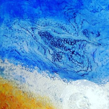 Painting titled "Ocean" by As'Art, Original Artwork, Acrylic