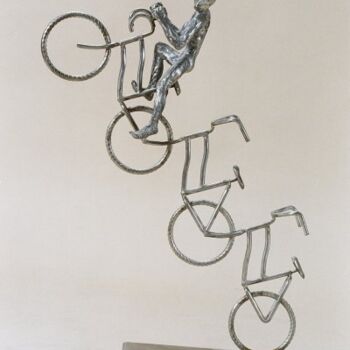Sculpture titled "4 cycles by Asaf Li…" by Asaf Lifshitz, Original Artwork
