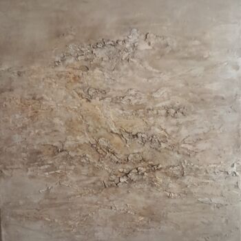 Painting titled "TERRES BRUTES 3" by Ascha, Original Artwork, Acrylic