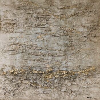 Pittura intitolato "La faille" da Ascha, Opera d'arte originale, Acrilico Montato su Telaio per barella in legno