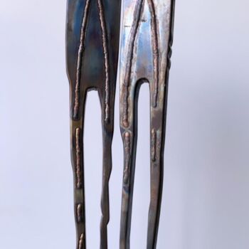 Sculptuur getiteld "Inox Stainless Mate…" door Ase, Origineel Kunstwerk, Metalen