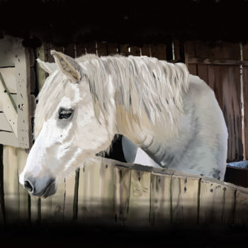 Digital Arts titled "Sleepy Horse" by Andre O. Smith "Dre", Original Artwork