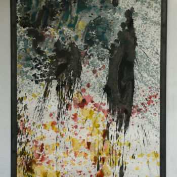 Pintura titulada "lumiere-du-noir-110…" por Asgeir Andersen, Obra de arte original, Acrílico