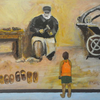 Malerei mit dem Titel "Generation" von Asher, Original-Kunstwerk, Öl