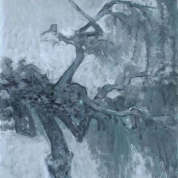 Картина под названием "Tousled Tree" - Ashot Kirakosyan, Подлинное произведение искусства