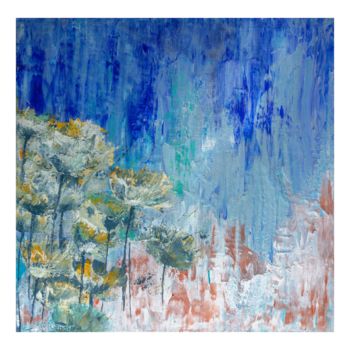 Pittura intitolato "Poppy Falls | 36"x3…" da Ashten Mckinney, Opera d'arte originale, Stampa digitale