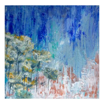 Peinture intitulée "Poppy Falls | 36"x3…" par Ashten Mckinney, Œuvre d'art originale, Impression numérique