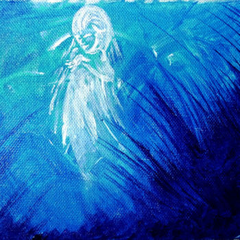Pittura intitolato "Air Elemental" da Askew Mind, Opera d'arte originale, Acrilico