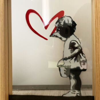 「Love」というタイトルの絵画 Askoによって, オリジナルのアートワーク, アクリル