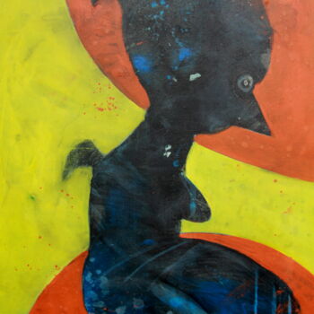 Painting titled "UNTD-3" by Aslan Ünsal, Original Artwork, Acrylic