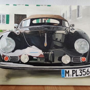Dessin intitulée "Porsche 911 (commis…" par Burak Aslan, Œuvre d'art originale, Acrylique