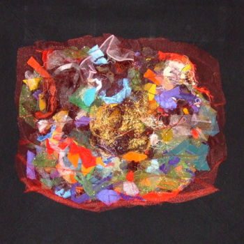Art textile intitulée "AGREGAT" par Jean Pierre Avonts-Saint-Lager, Œuvre d'art originale, Tissu