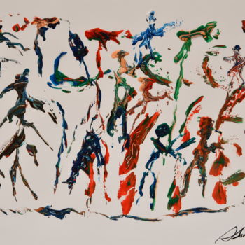 제목이 "Abstract Acrylic Pa…"인 미술작품 Alfred Georg Sonsalla로, 원작, 아크릴