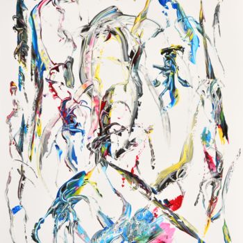 绘画 标题为“Abstract Acrylic Pa…” 由Alfred Georg Sonsalla, 原创艺术品, 丙烯