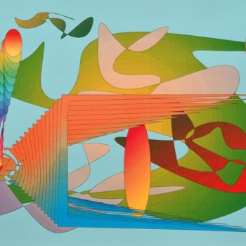 Digitale Kunst mit dem Titel "Original computer g…" von Alfred Georg Sonsalla, Original-Kunstwerk, 2D digitale Arbeit