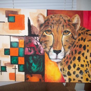 Drawing titled "Soul of the Cheetah" by Ashley Spencer, Original Artwork, Other