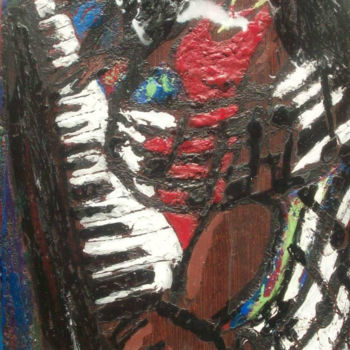 图画 标题为“Piano Woman” 由Ashley Spencer, 原创艺术品, 其他