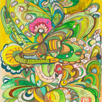 Pittura intitolato "Colors of India" da Assel Sargaskaeva, Opera d'arte originale, Acrilico