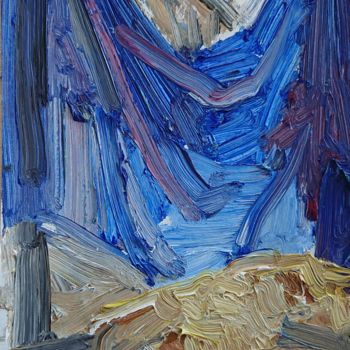 Painting titled "Cobalt" by Assol Agaidarova, Original Artwork