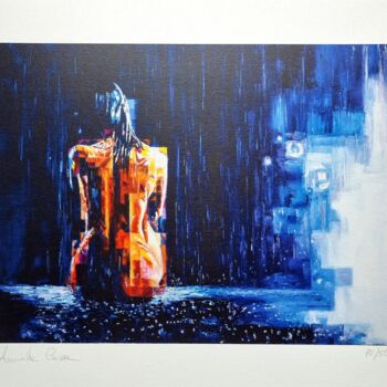 Obrazy i ryciny zatytułowany „Piove (stampa)” autorstwa Assunta Cassa, Oryginalna praca, Cyfrowy wydruk