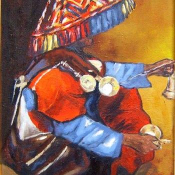 Peinture intitulée "guerrab" par Assya Djellab, Œuvre d'art originale